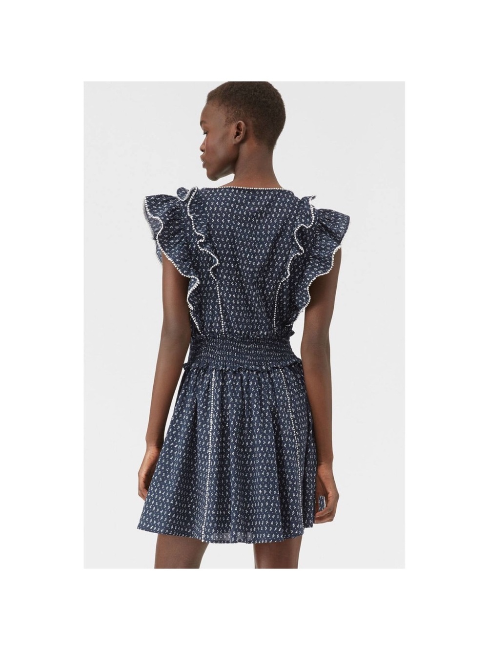 Rebecca Taylor La Vie Ruffle-Trim Mini Dress - Picture 3 of 8